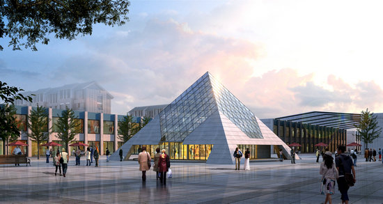 霍州金字塔网架